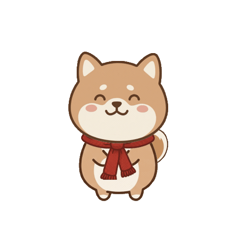 Shiba Inu Dog Sticker by Shibakatsu しばかつ
