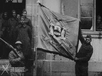 NationalWWIMuseum black and white military footage soldiers GIF