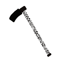 Walking Stick Baston Sticker