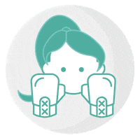 Fight Boxing Sticker by glamit_arg