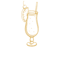 Pina Colada Pineapple Sticker by Lyre's