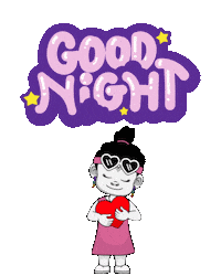Dream Big Good Night Sticker by Zhotcita