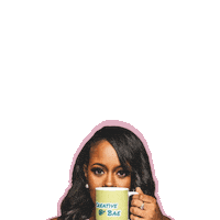 HungryHomegirl coffee drink shady sips tea Sticker