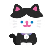 Trick R Treat Cat Sticker by THE RECORDER FACTORY
