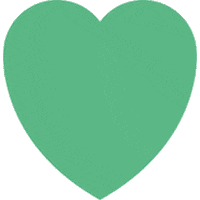 marsavril coeur vert Sticker