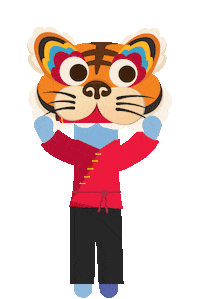 Chinese New Year Tiger Sticker by Singtel