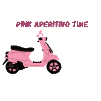 Granikal pink aperitivo vespa spritz Sticker