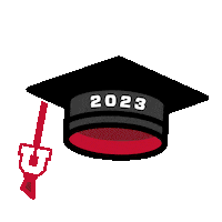 Graduation Utes Sticker by The University of Utah Asia Campus