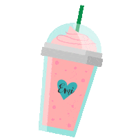 Milkshake Planner Sticker by Emi Criativa Papelaria