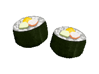 Sushi Calligraphy Sticker