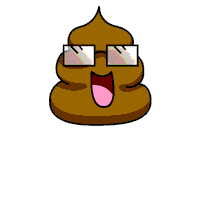 Glasses Bouncing Sticker