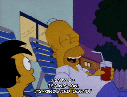 homer simpson lol GIF