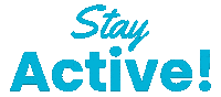 Stay Active Sticker