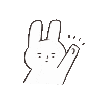Bunny Hello Sticker