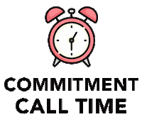 Clock Commitment Sticker by Speechless