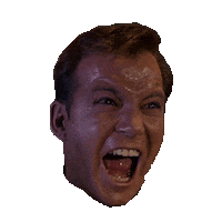 angry star trek Sticker