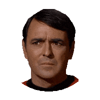 star trek confusion Sticker