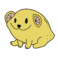 Dog Lemon Sticker