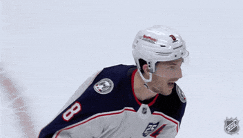 Happy Columbus Blue Jackets GIF by NHL