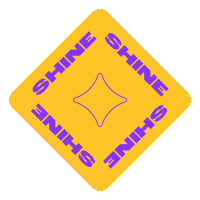 chimi-graphic work magic yellow purple Sticker