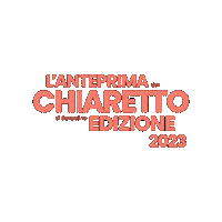chiarettodibardolino chiaretto chiarettodibardolino anteprimachiaretto Sticker