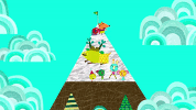 olobobtop happy fun animation tv GIF