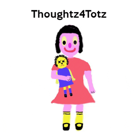 Thoughtz4Totz giphygifmaker sad doll rag GIF