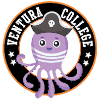 Octopus Pirates Sticker by Ventura College Official
