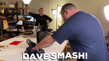 Smash GIF by SoRetro Straps