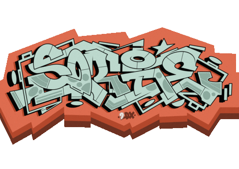 Sorry Graffiti Sticker