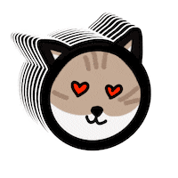Hungry Cat Sticker