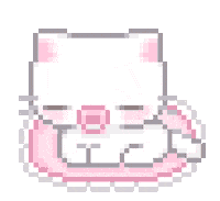 Cat Sleeping Sticker