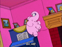 bart simpson elephant GIF