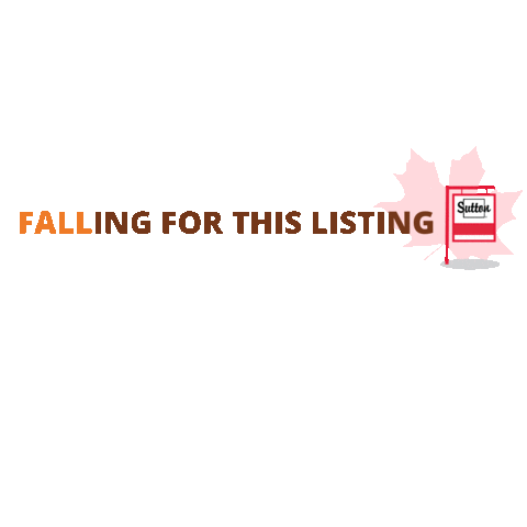 Real Estate Fall Sticker by Sutton Group