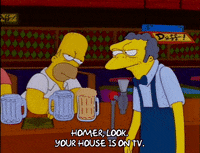 drunk homer simpson GIF