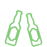 beer cheers Sticker by Mario's Saloon