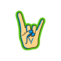 Handrock Sticker by Telefónica Chile