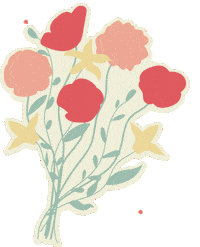 Flower Sticker by La Belle Boucle