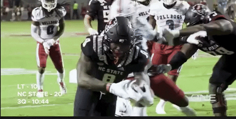 therealessad giphygifgrabber touchdown td nc state GIF