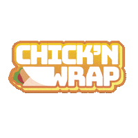 Wrap Sticker by Naked vegan burger