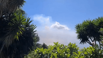 Winds Blow Ash and Gases From Cumbre Vieja Volcano Out to Sea