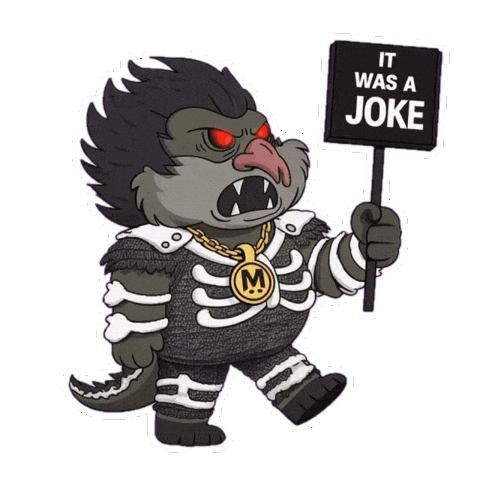 Just Kidding Lol Sticker