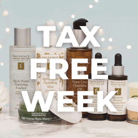 Tax Free Week GIF by The Facial Room