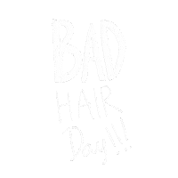 Hair Day Sticker