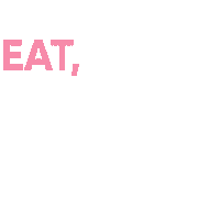 Sleep Eat Sticker by Curvy Kate ltd
