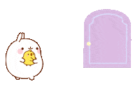 Scared Movie Sticker by Molang