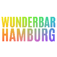 wunderbarhamburg party gay lgbt hamburg Sticker