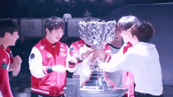 trophy worlds GIF by lolesports