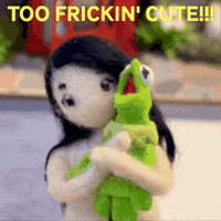 Too Cute Puppet GIF
