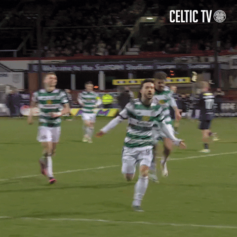 Celebration Goal GIF by Celtic Football Club